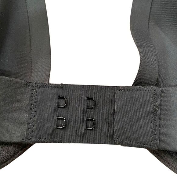 Free People Womens Ari Scuba Underwire Bra Neo 32C Black Minimalist OB975193 - Picture 3 of 7